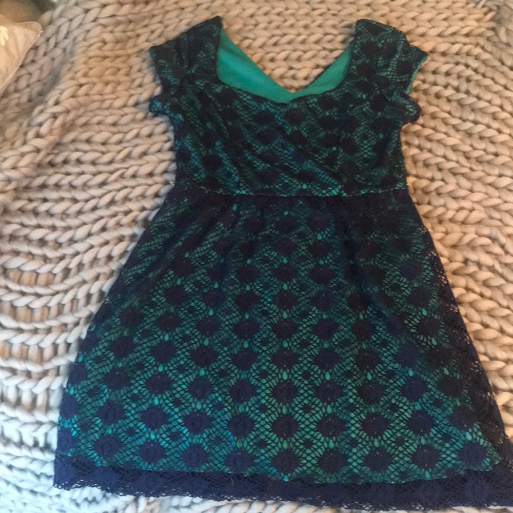 Blue dress